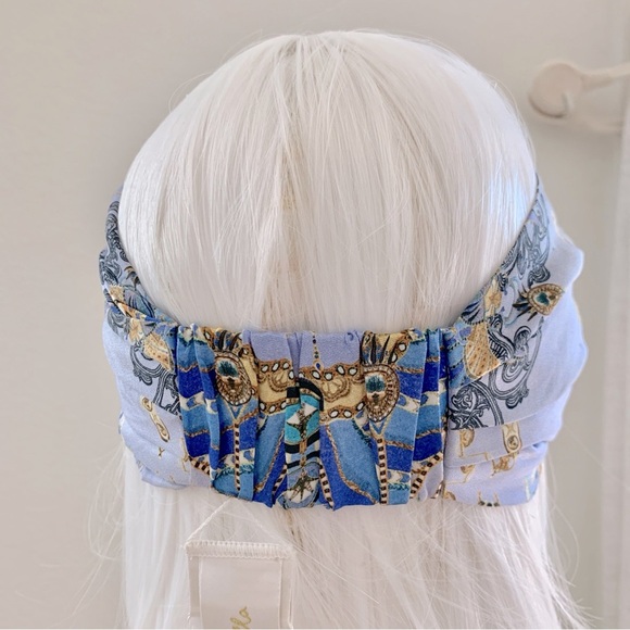 [🌟 PRICE FIRM] CAMILLA Under Scarab Skies Ring Headband Silk Headwrap - Picture 6 of 13
